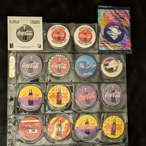 1995 Coca-Cola Bundle Pog Pack, Insert & Cap Set